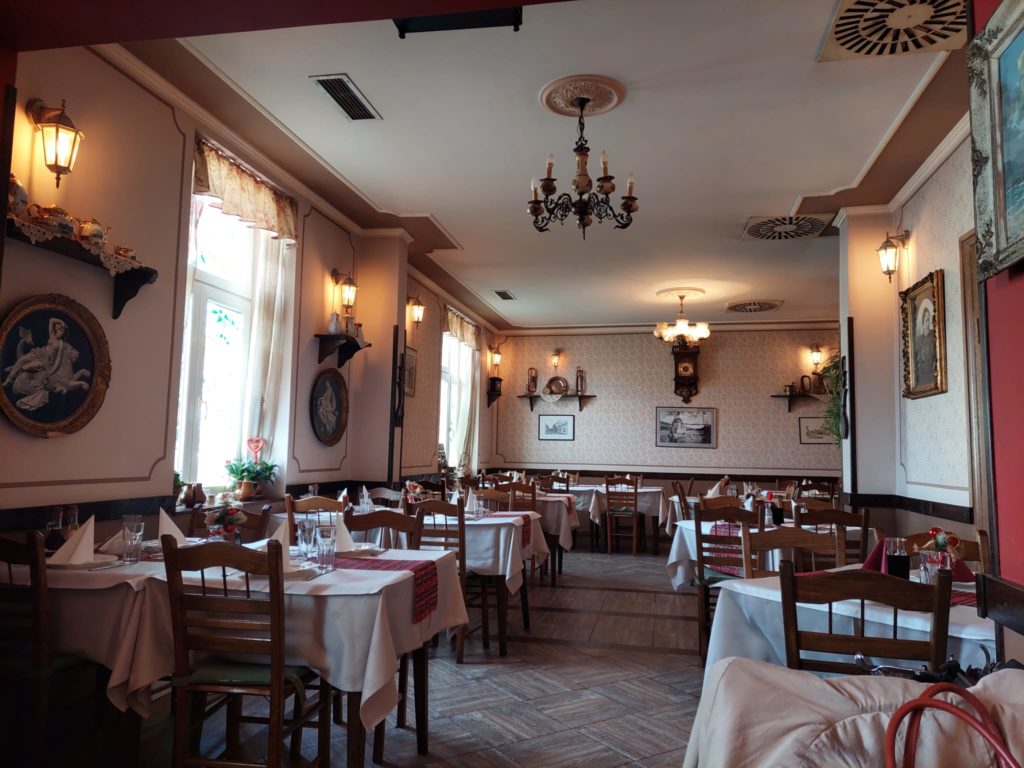 Interior of the restaurant Ćiribu Ćiriba, one of the spots for a breakfast in Zemun